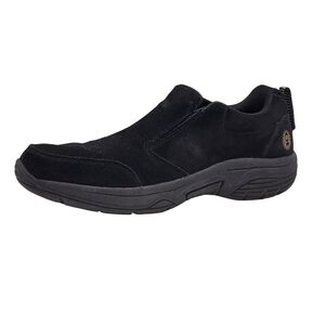 Coleman Loafers Men Size 8.5 Black Suede Leather All Terrain Performance Goring